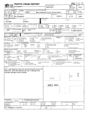 Traffic Crash Report Form