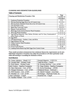 Cleaning and Disinfection Guidelines for Poultry