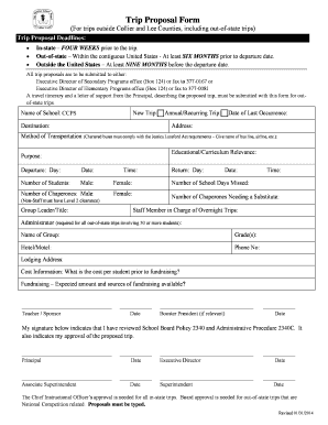 collier schools trip proposal form