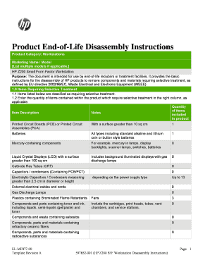 HP Z200 Workstation Disassembly Instructions