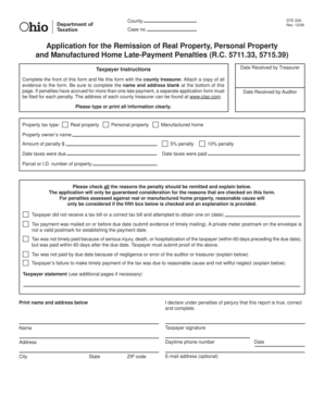 Ohio DTE 23A Form