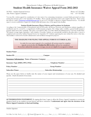 Health insurance waiver form - 6177322864