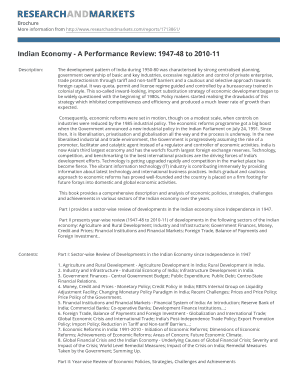 Indian Economy Performance Review 1947-2011