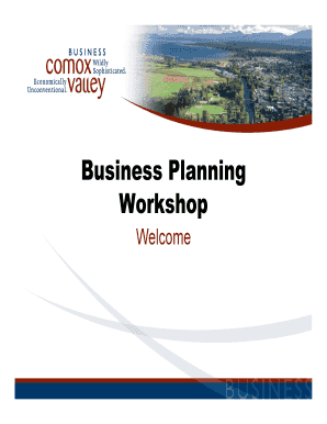 Microsoft PowerPoint - Business Planning WorkshopApril2007ppt