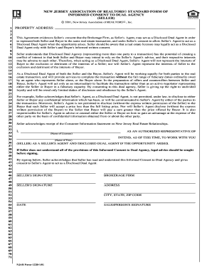 NEW JERSEY ASSOCIATION OF REALTORS STANDARD FORM ...