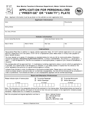 Ics forms - new mexico mvd 10199