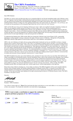 CRPA Foundation Donation Request