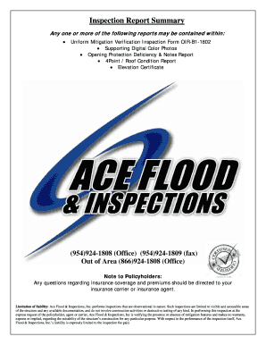 Uniform Mitigation Verification Inspection Form