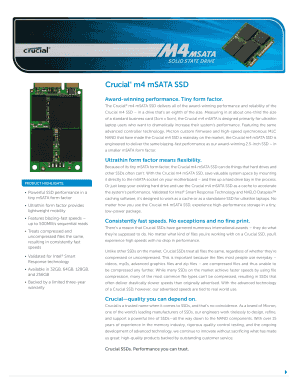 Crucial m4 mSATA SSD