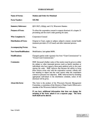 submit wisconsin motion to dismiss form samples in pdf financial wisconsin motion to dismiss form
