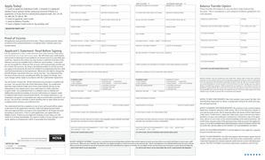 Penn State Federal Visa Credit Card Application