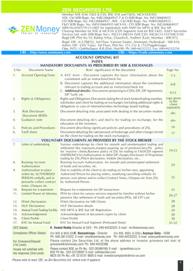Zen Securities Account Opening Kit