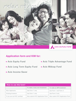 Axis Mutual Fund Application Form