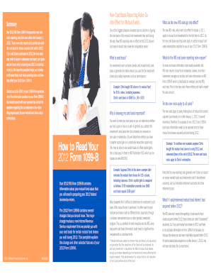 IRS Form 1099-B Cost Basis Reporting