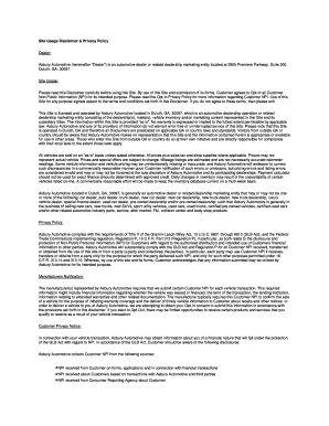 Asbury Automotive Privacy Policy and Opt-In/Opt-Out Form