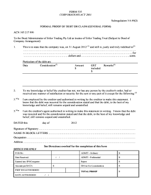 Trades and home service invoice template - form 535