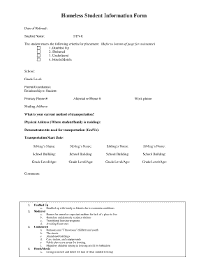 student intake form template