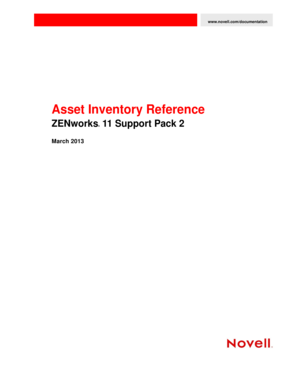 Asset form - ZENworks 11 SP2 Asset Inventory Reference