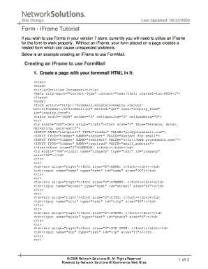 HTML - Iframes