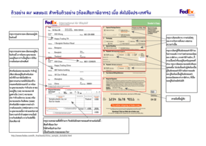 Sample Air Waybill for Dutiable Shipment to China