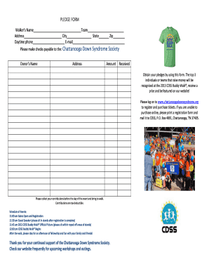 2013 CDSS Buddy Walk Registration Form