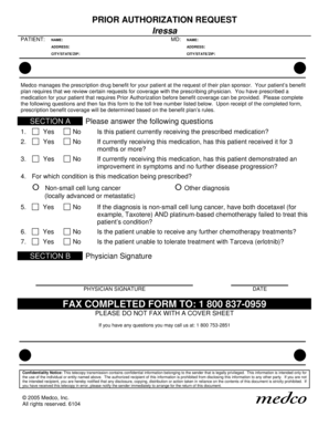 Prior Authorization Request Form