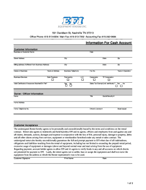 Equipment Rental Agreement