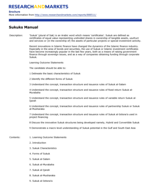 Sukuks Manual