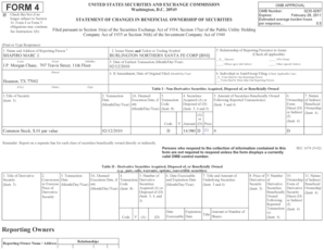 SEC Form 4 Statement of Changes in Beneficial Ownership