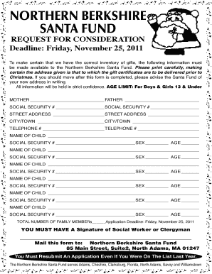 NORTHERN BERKSHIRE SANTA FUND - The Berkshire Eagle