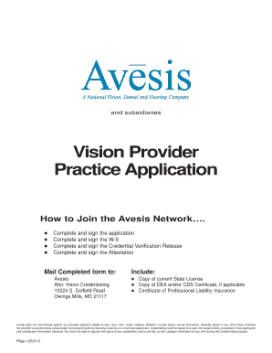 Avesis Vision Provider Application