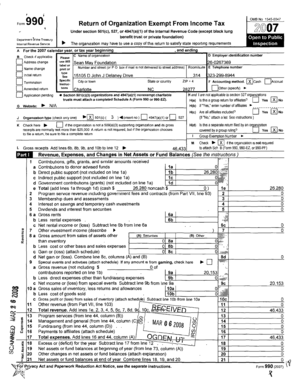 Form 990 - Return of Organization Exempt From Income Tax