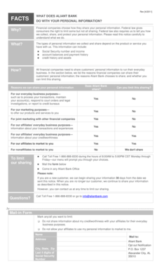 Aliant Bank Privacy Notice