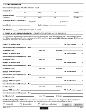 Inland American Real Estate Trust TOD Form
