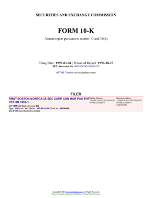 Fillable Online Form: 10-K, Filing Date: 03/04/1999 Fax Email Print ...