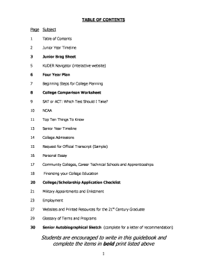 College Planning Guidebook