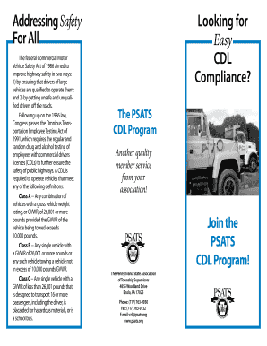 CDL Program Registration Form