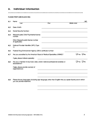 Child Psychiatrist Contracting Application