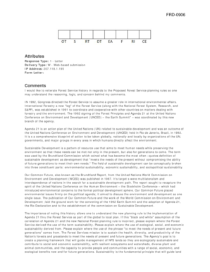 FRD-0906 Attributes Response Type: 1 - Letter Delivery Type: W - Web-based submission IP Address: 207