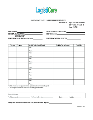 Logisticare Payment Schedule 2022 27 Printable Gas Mileage Reimbursement Form Templates - Fillable Samples In  Pdf, Word To Download | Pdffiller