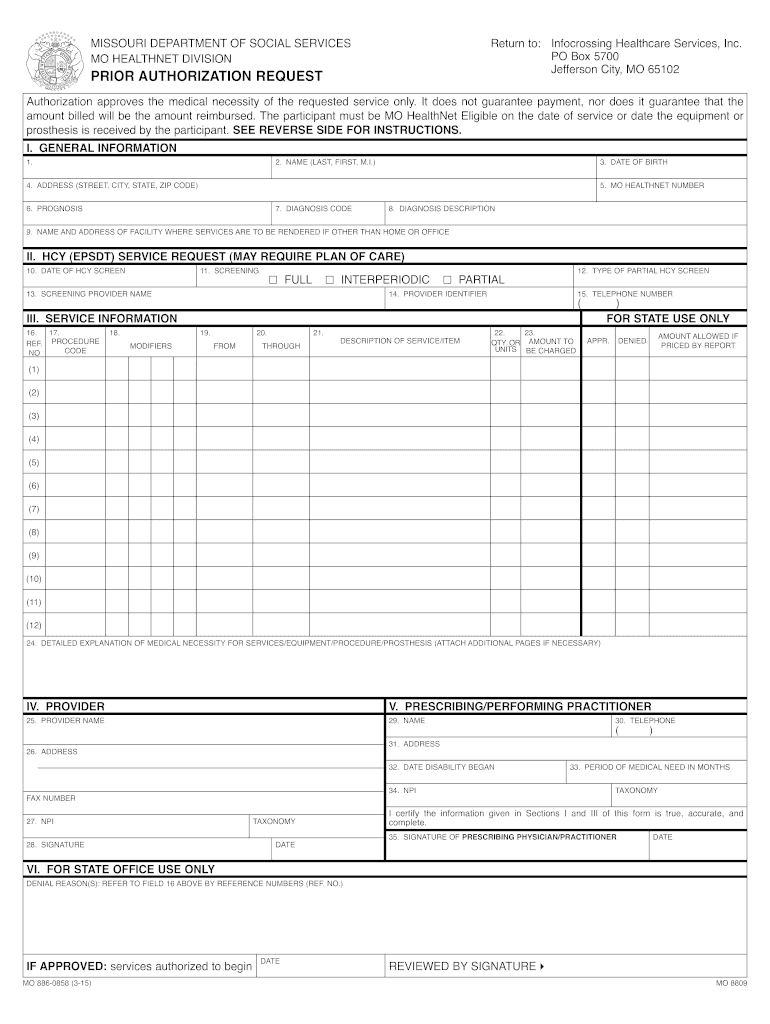 missouri medicaid pharmacy help desk 2008 form Preview on Page 1.