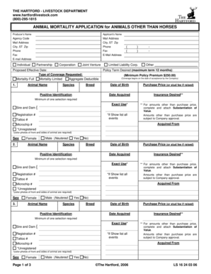 Animal Mortality Application