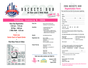 Rockets Run Registration Form