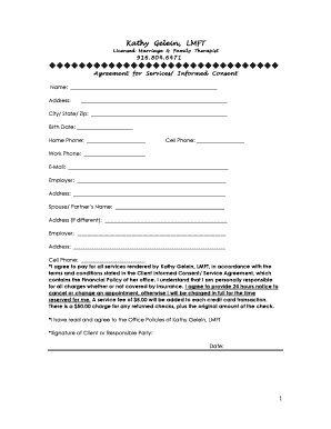 California Therapy Services Agreement