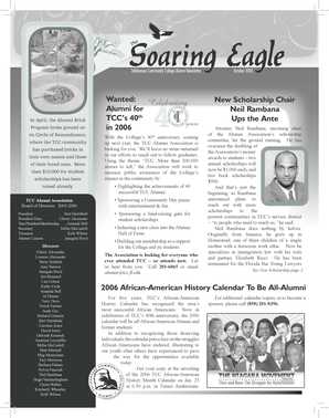 TCC Alumni Association Membership Form