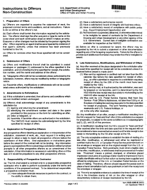 HUD-5369-C Non-Construction Contract Certifications