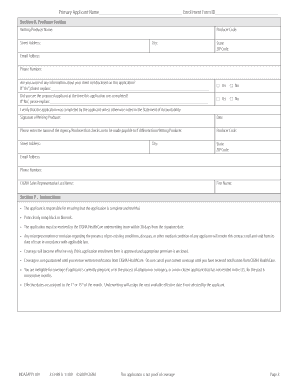 Arizona Individual Plan Enrollment Application