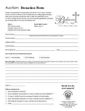 Apologize application - Parent Kit - St. Mary's Catholic School in Spokane Valley, WA