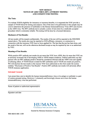 HumanaOne Paper Application Checklist