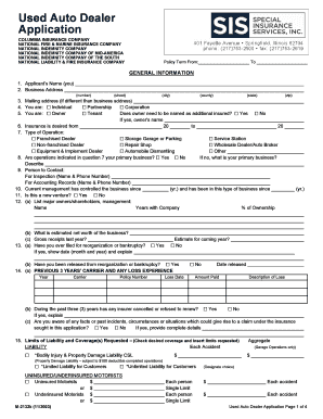 Used Auto Dealer Application